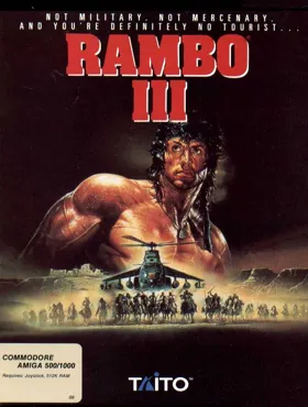 Rambo III box cover front